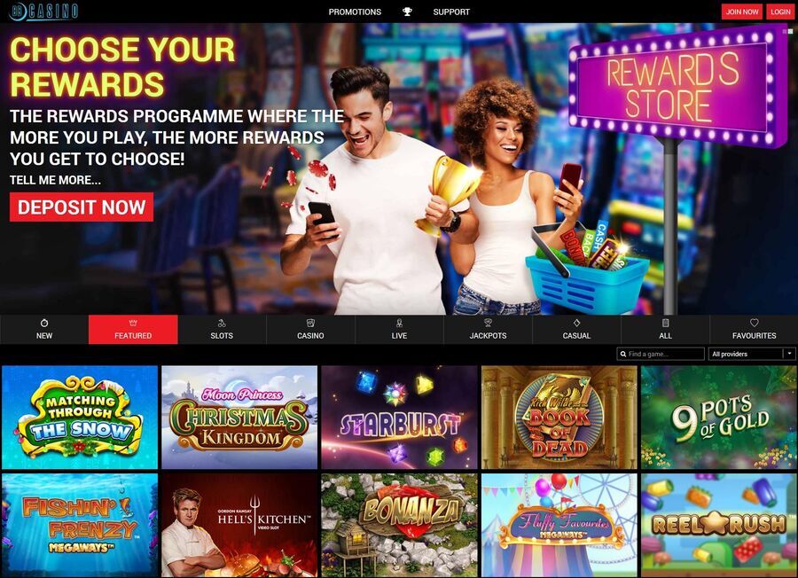 BB Casino website