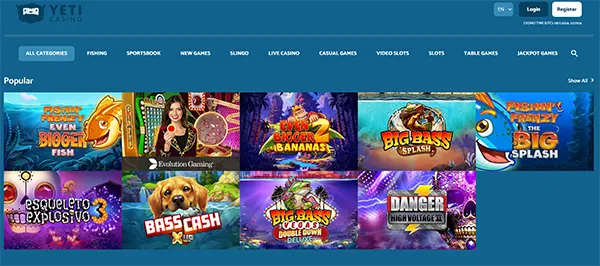 Yeti Casino Slots