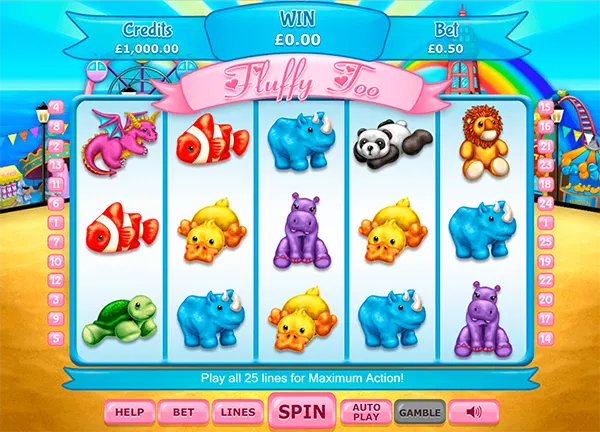 Bonus game plush