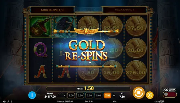 Gold Re-Spins symbols