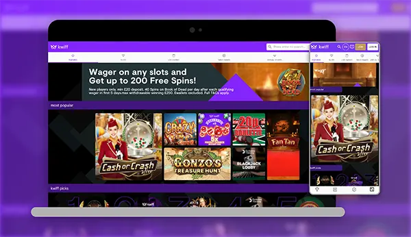 Kwiff Casino games